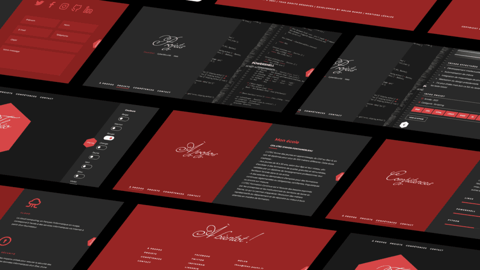 Portfolio pour un ami